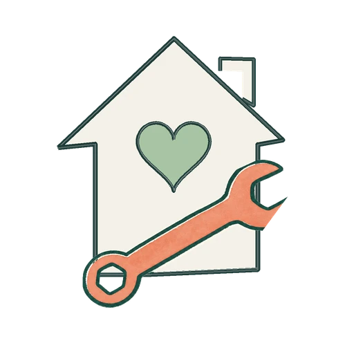 House with wrench
